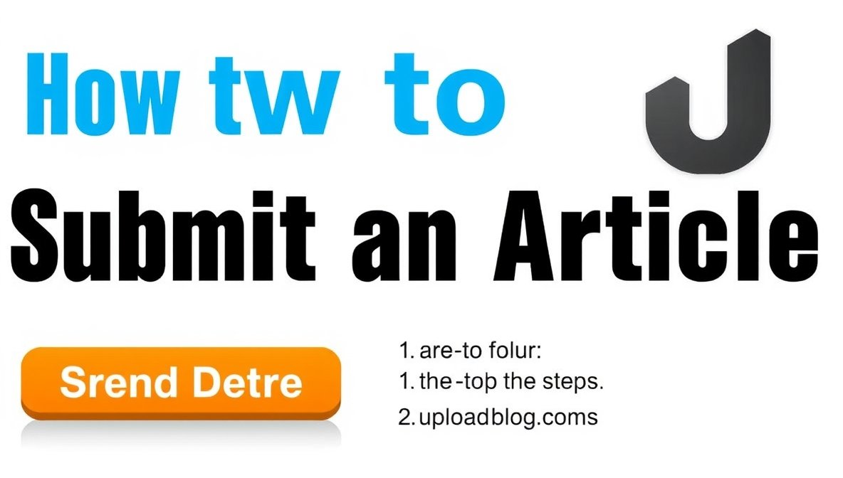 how do i submit an article on uploadblog.com?