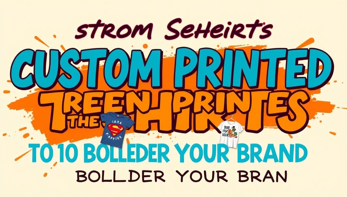 custom screen printed t-shirts to bolster your brand